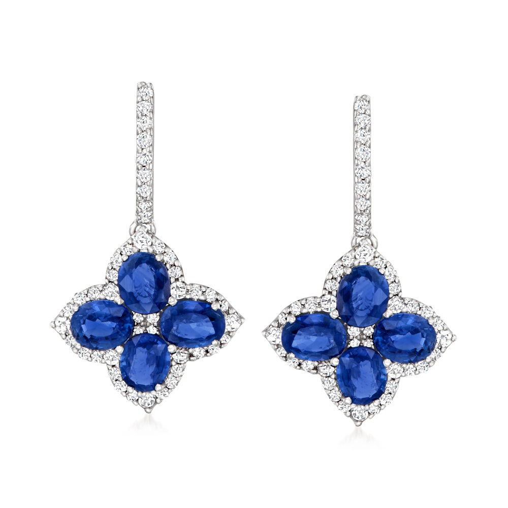 Ross simons sapphire new arrivals earrings