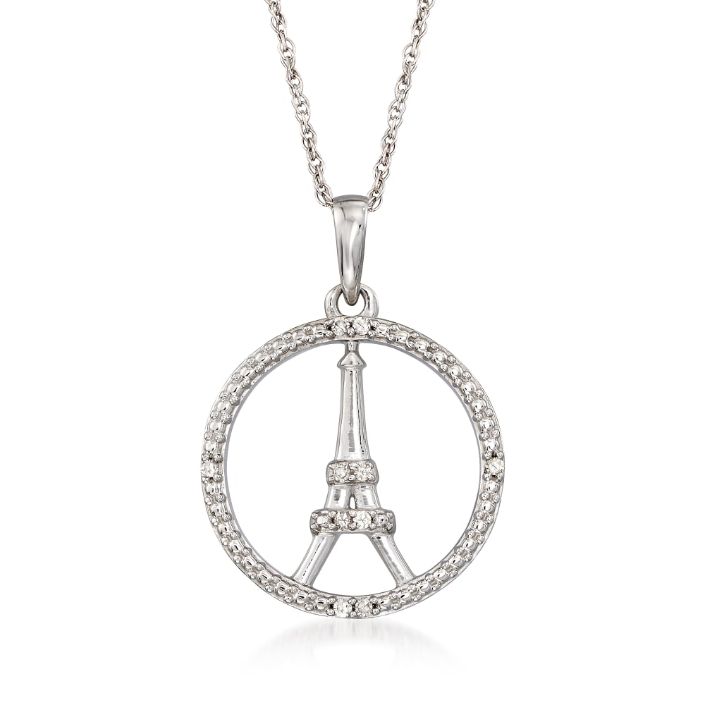 Eiffel tower hotsell diamond necklace