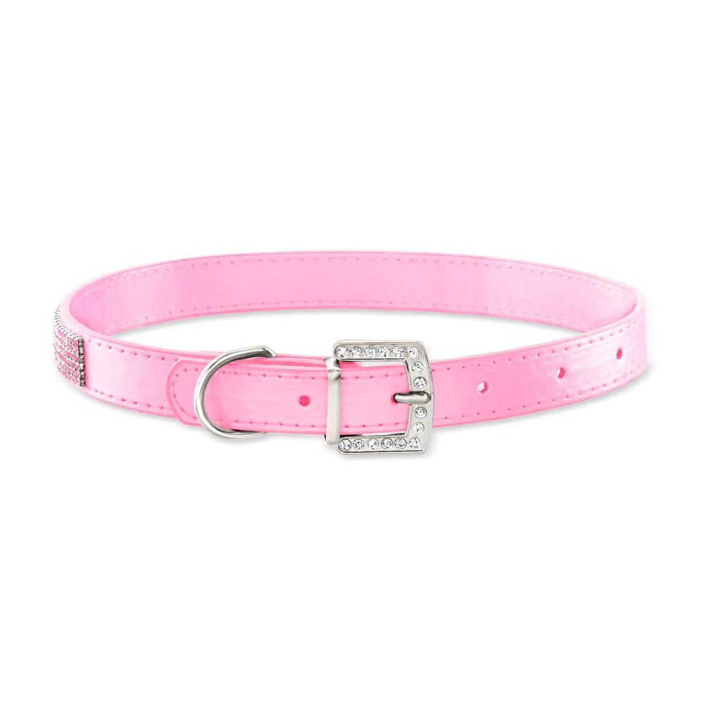 VIP Bling Collar, Pink / Medium
