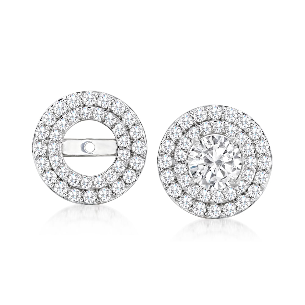 Spark Creations Diamond Halo Earring Jackets  100 carat  Wickersham  Company