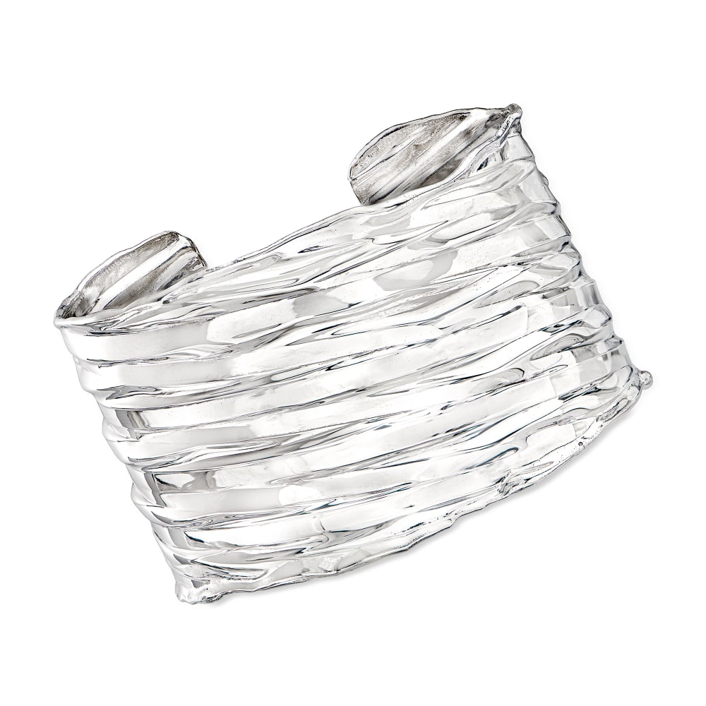 Ross-Simons Wide Polished Cuff Bracelet