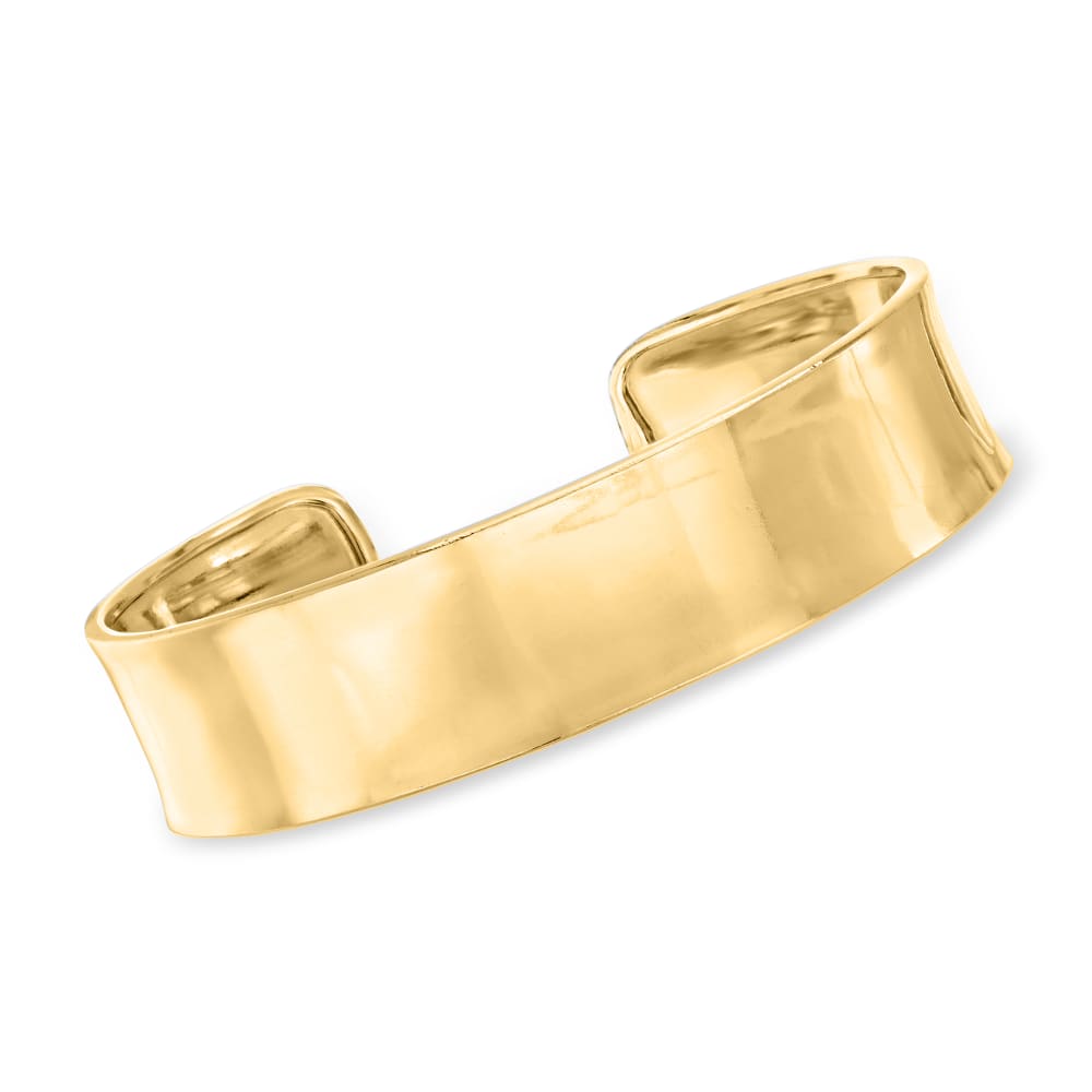 Diamond Handcuff Bracelet in 14k or 18k Gold | Uverly - UVERLY