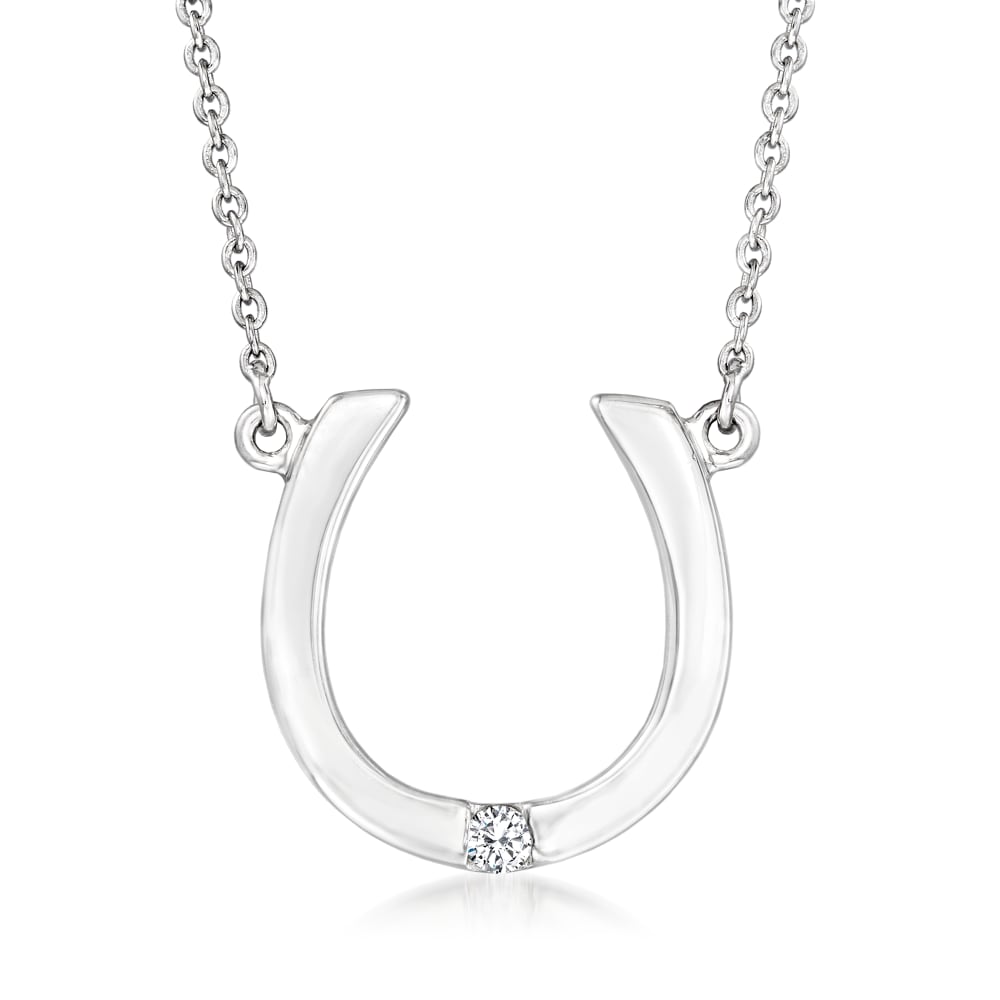 Horseshoe Necklace in Silver Tone – Shop Lune Global Private Limited