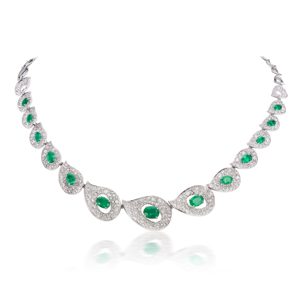 Ross simons emerald hotsell necklace
