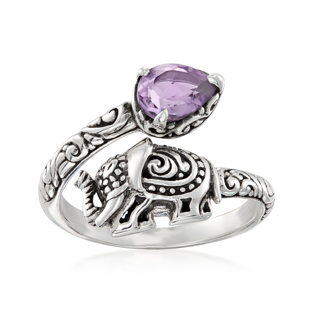 Amethyst cheap elephant jewelry