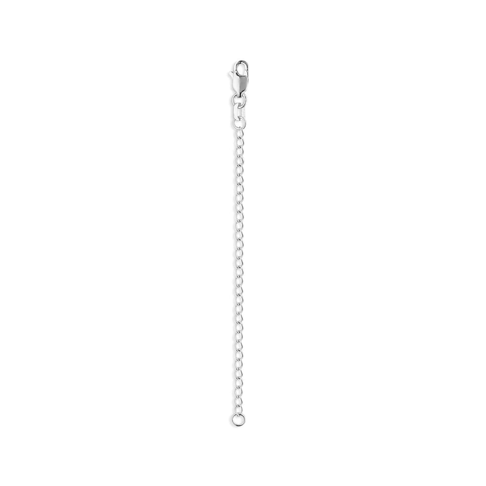 1.8mm 14kt White Gold Cable-Chain Necklace Extender