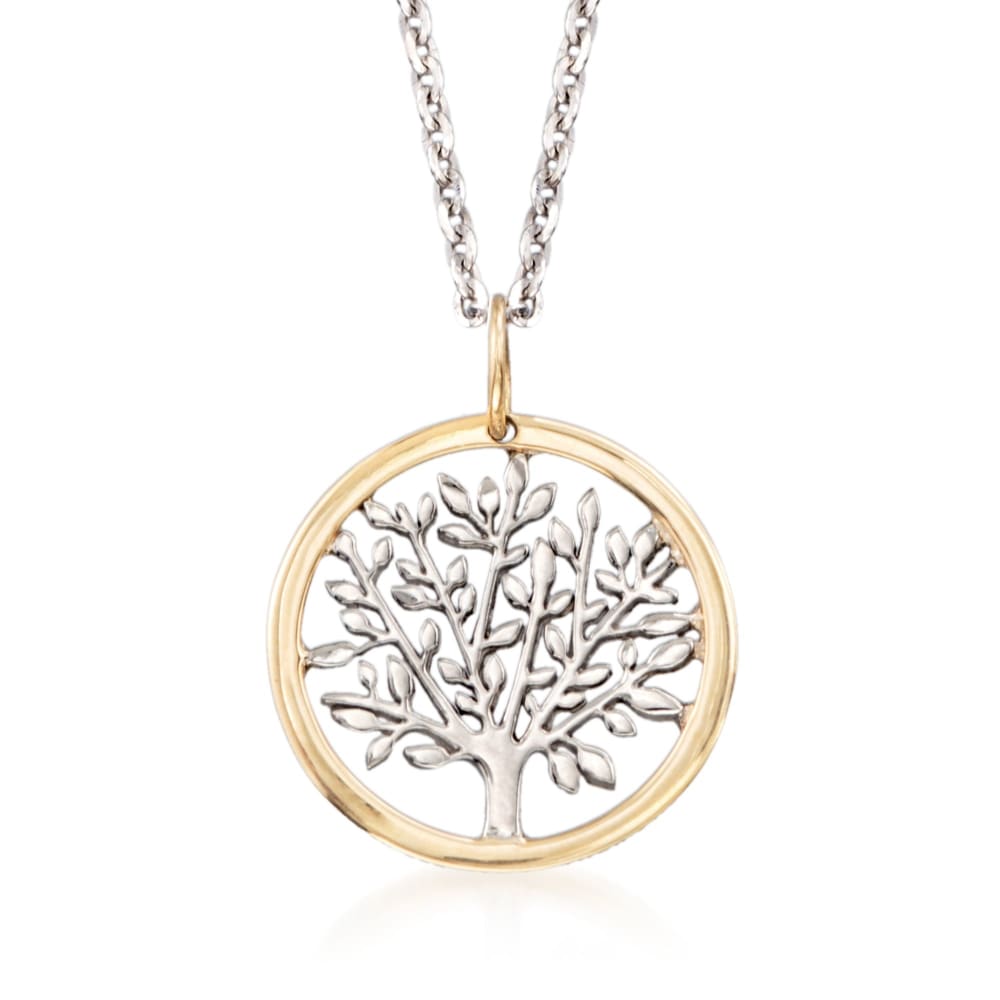 Malachite Tree of Life Necklace - Mother Of Metal Necklaces