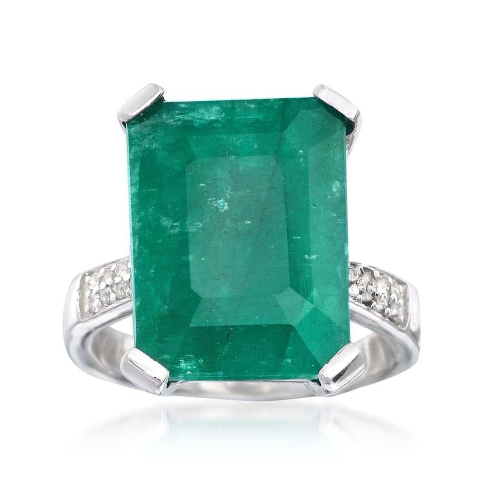 Herkimer green topaz ring is a pleasure to behold. The center gemstone is a  bright white Herkimer diamond. This gem weighs over 1.8 car... | Instagram