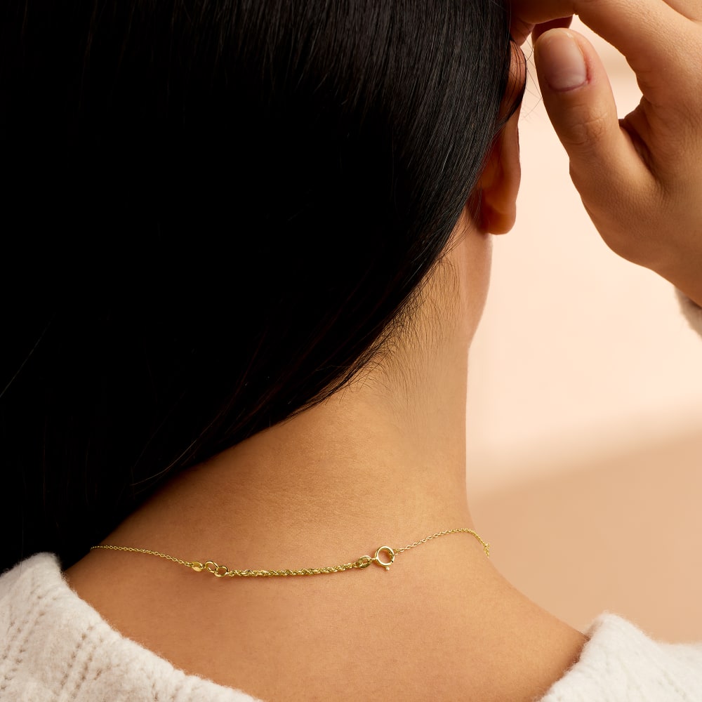 Gold rope cheap chain extender