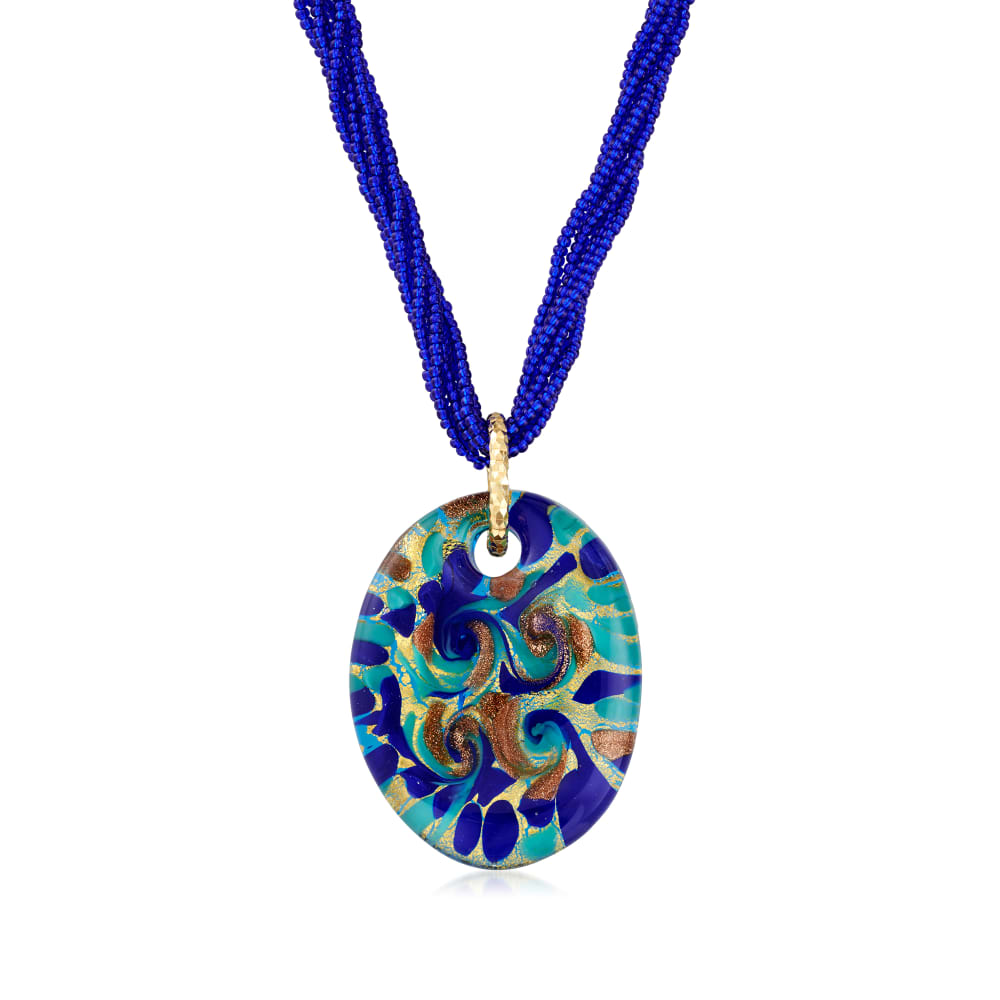 Murano glass necklace - Tear - eBotteghe
