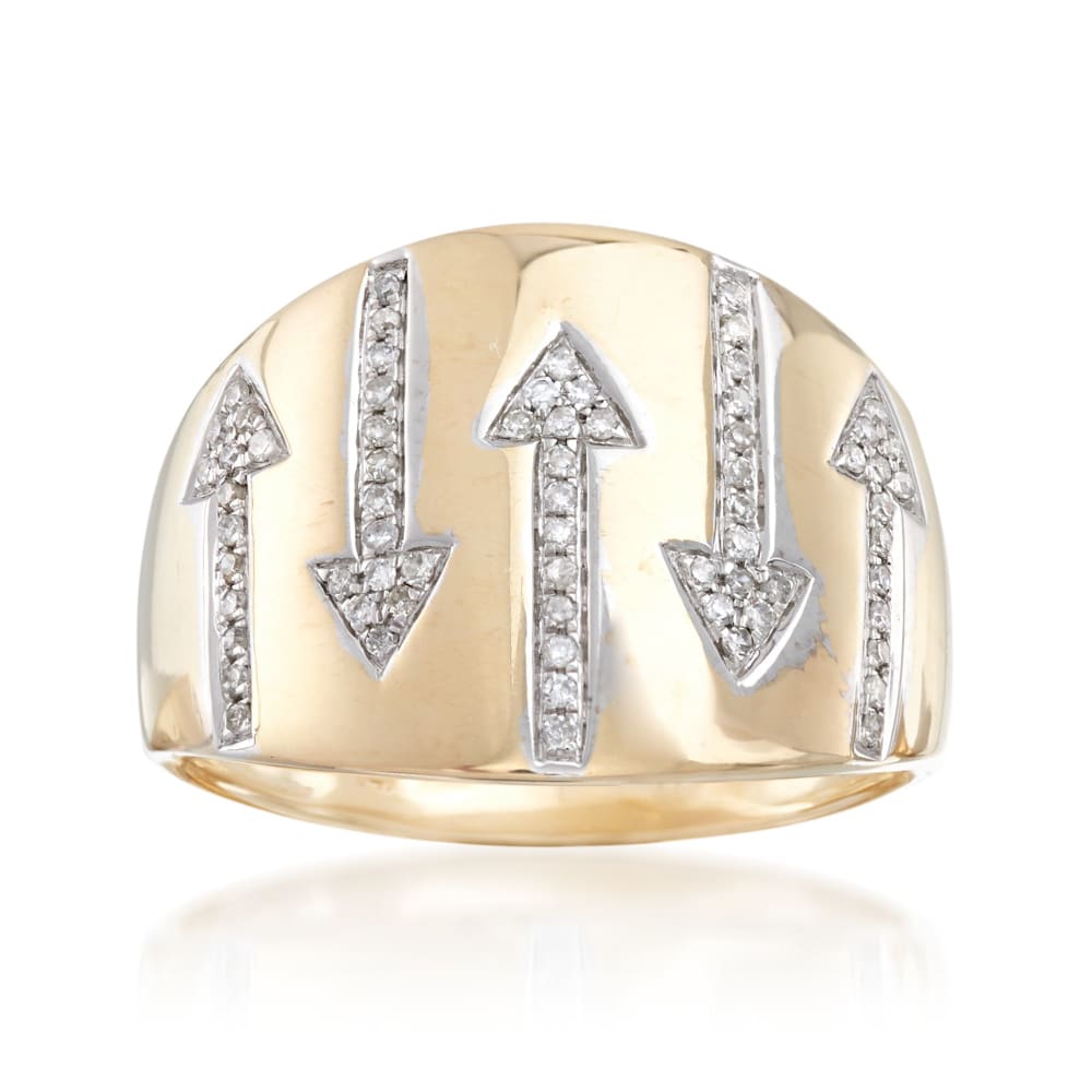 Diamond shop arrow ring