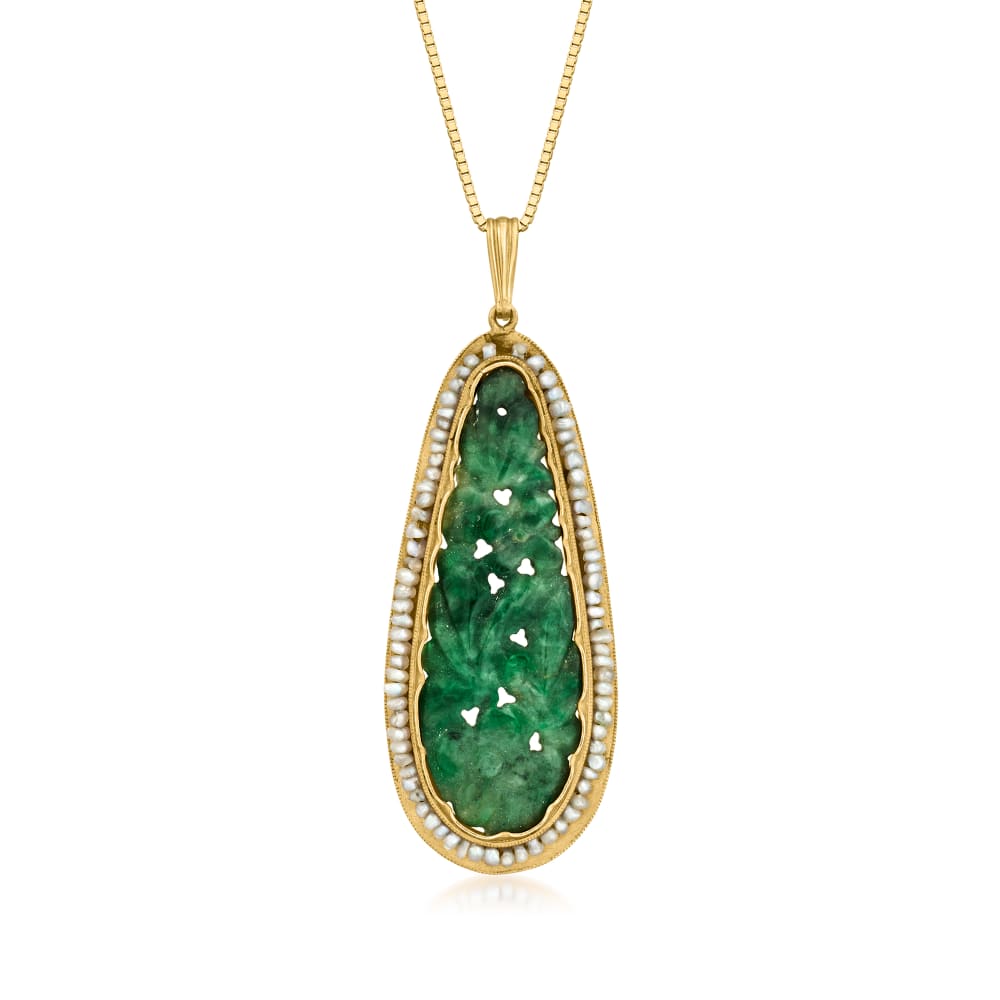 Ross simons sales jade necklace