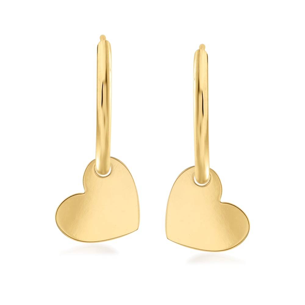 14K Italian Gold Infinity Hoop Earrings – Royal Gem