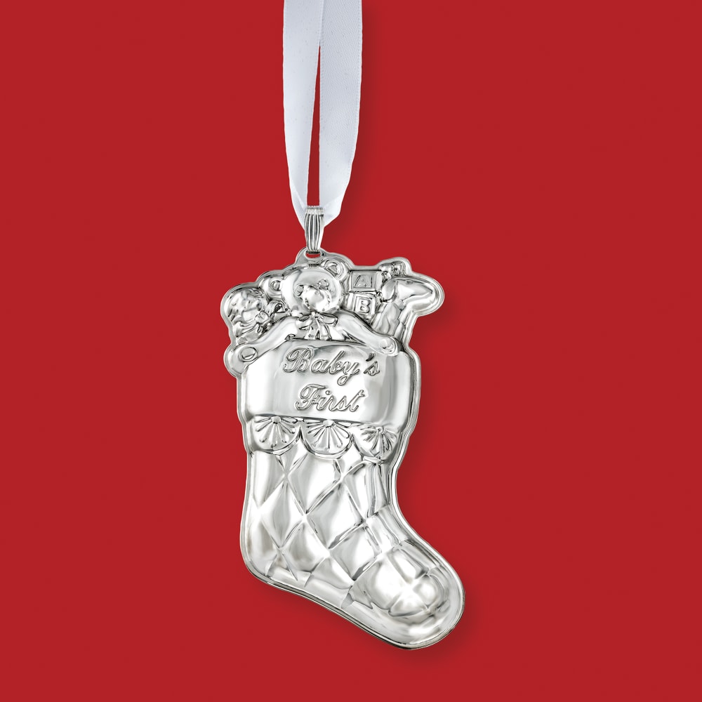 Reed & barton baby's first christmas ornament clearance