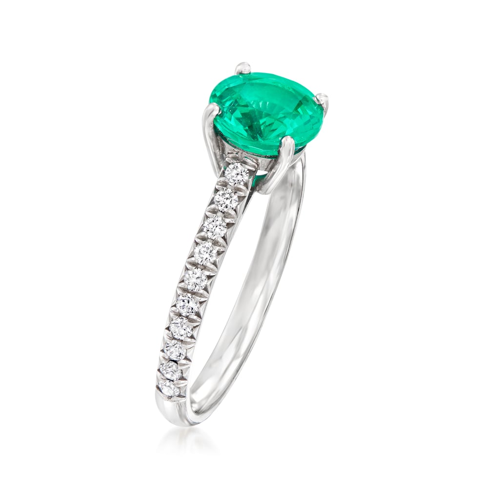 Vintage tiffany emerald shop ring