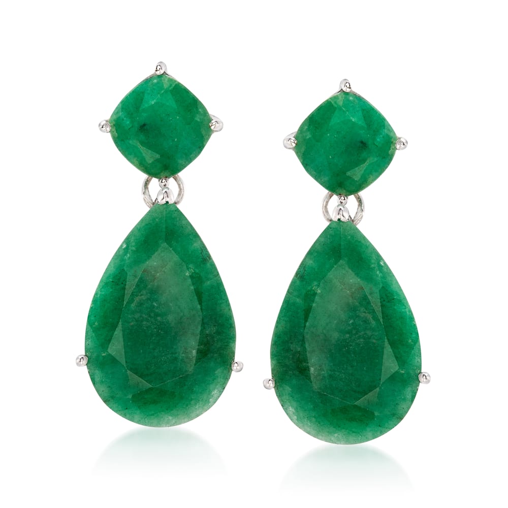 Buy online Rose Gold Plated Green Drop Earrings from fashion jewellery for  Women by Saraf Rs Jewellery for ₹1729 at 69% off | 2024 Limeroad.com