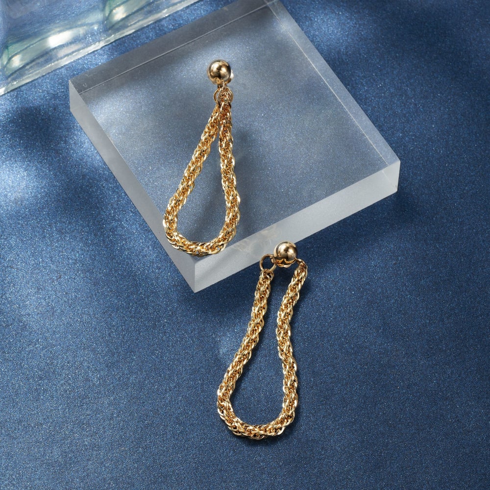 Ross-Simons - 2.6mm 14kt Yellow Gold Rope-Chain Necklace. 18