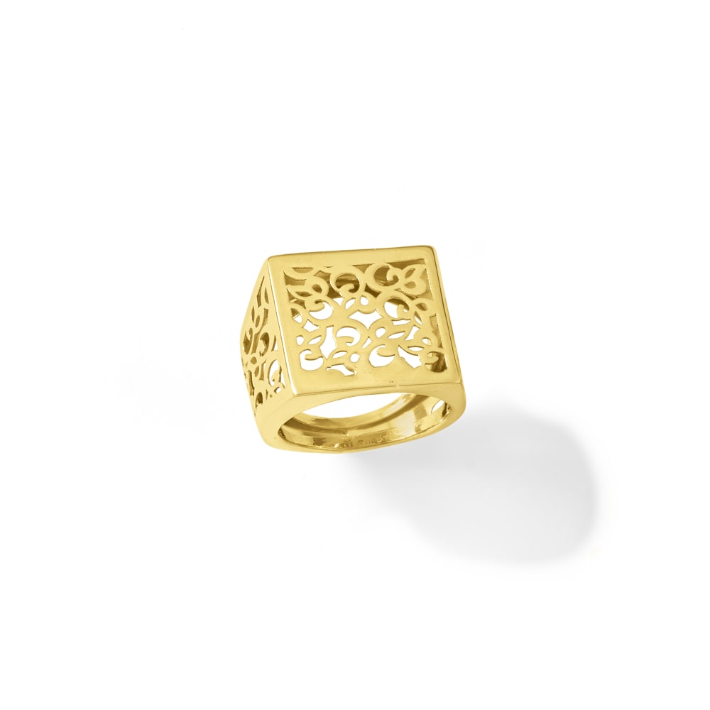 Bloomingdale's Made in Italy Woven Ring in 14K Yellow Gold - 100% Exclusive