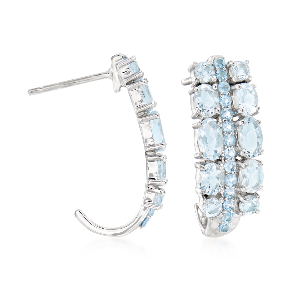 Ross simons shop blue topaz earrings