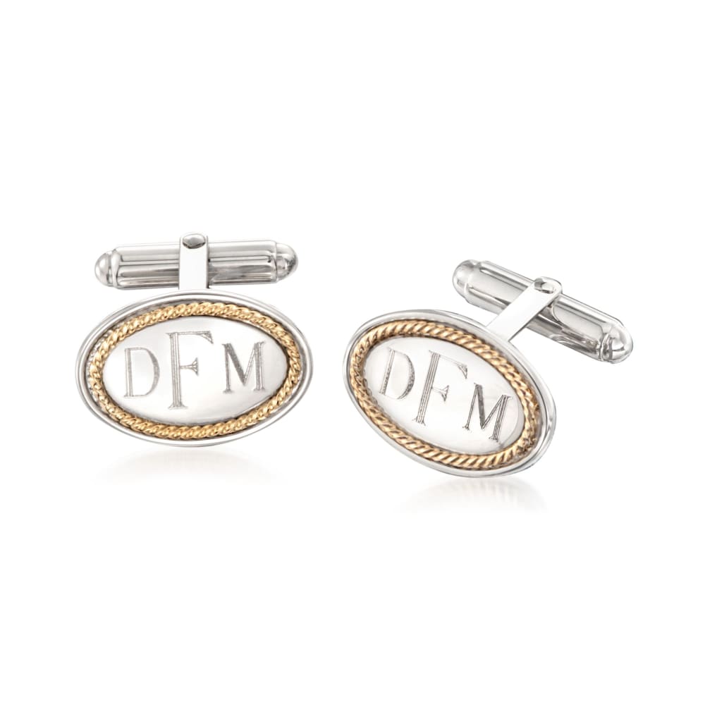 Buy Silver-Toned Cufflinks & Tiepins for Men by Yellow Chimes Online