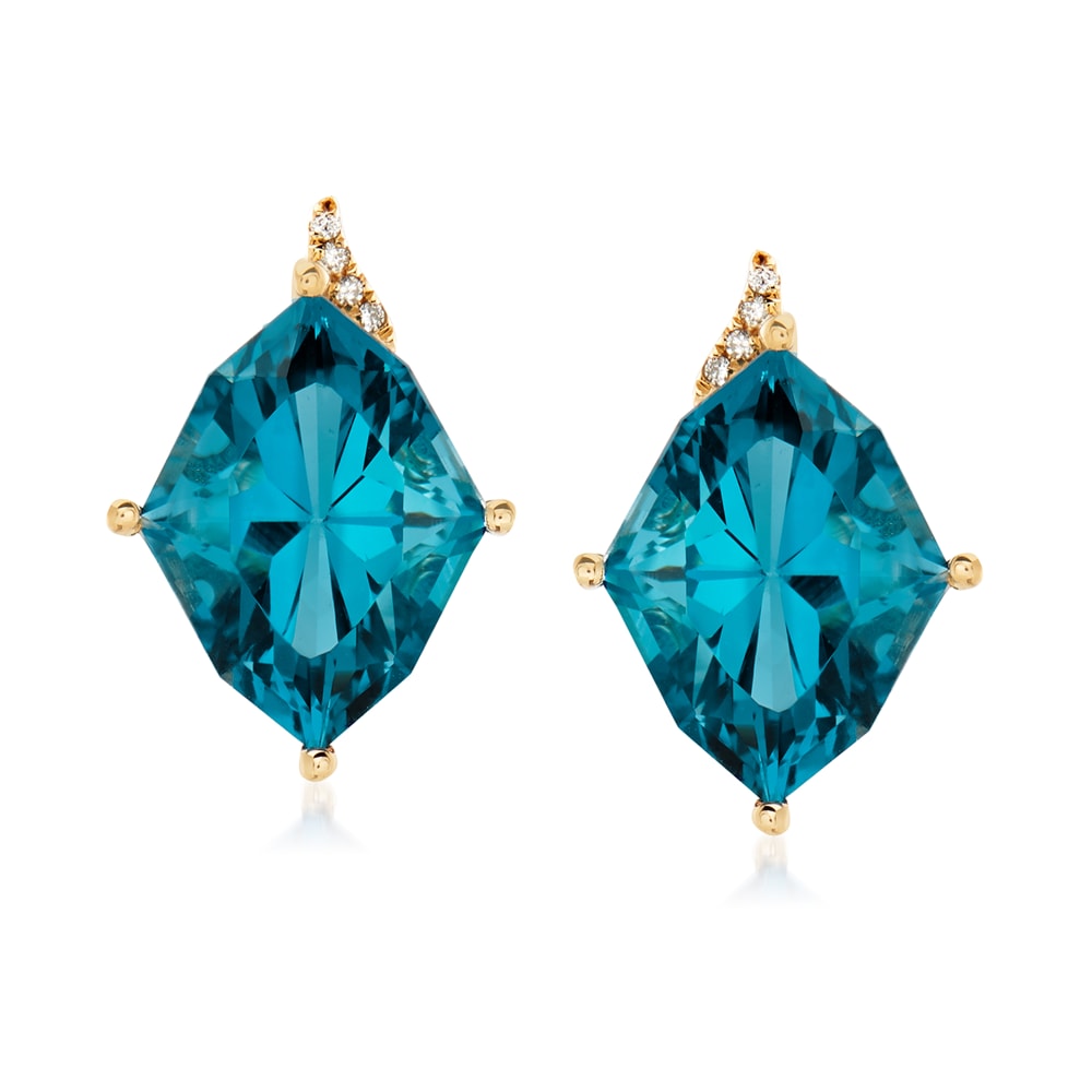 Ross simons blue topaz earrings outlet