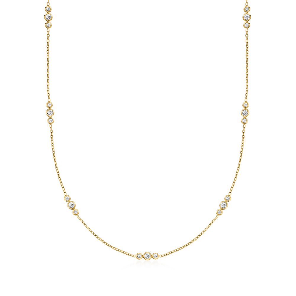 Ross simons shop diamond station necklace