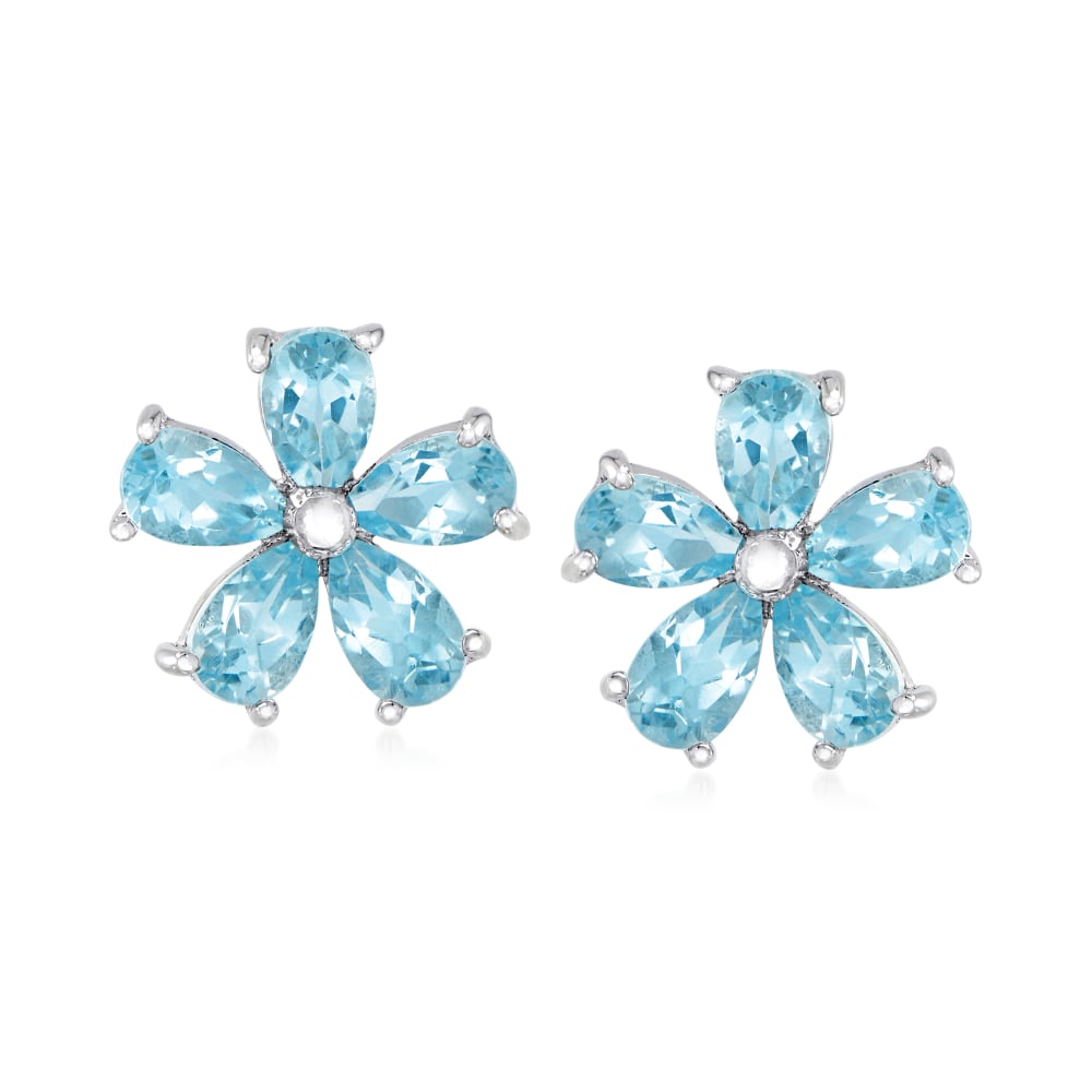Ross simons discount blue topaz earrings