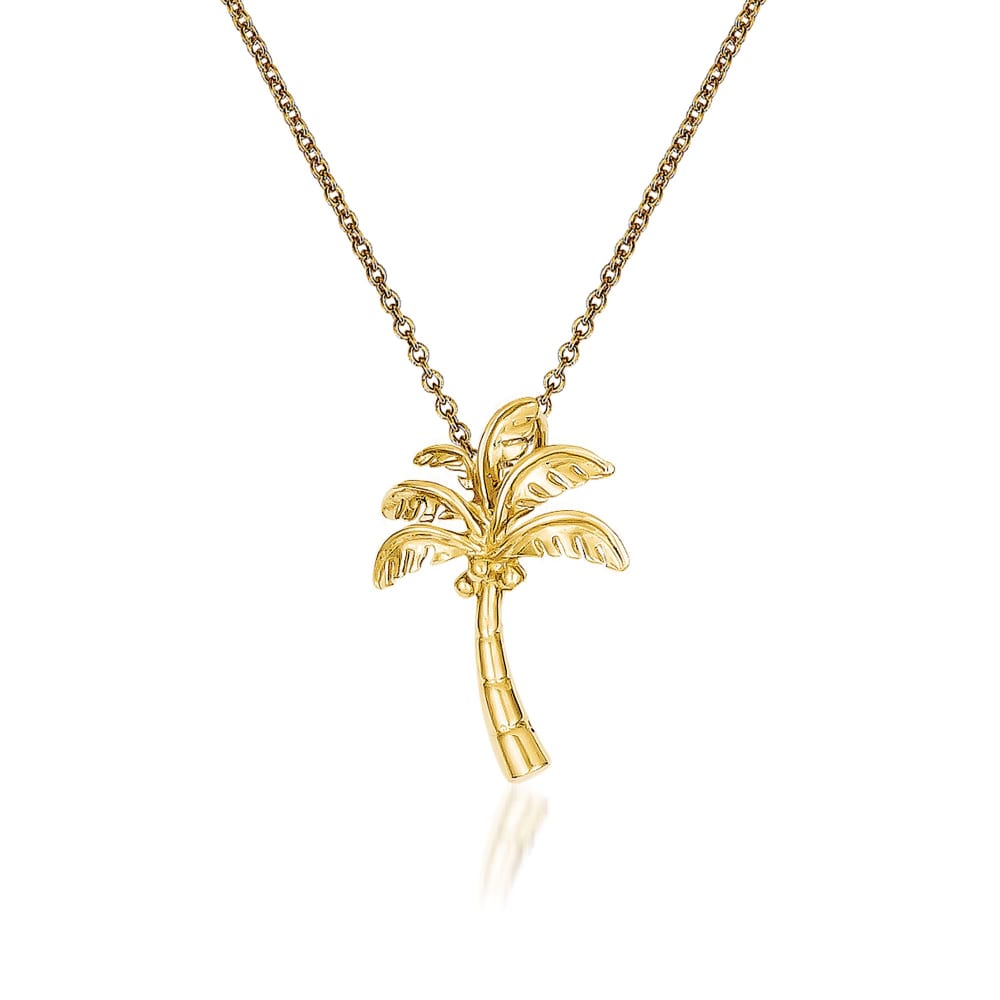 Buy LQRI Tropical Beach Jewelry CZ Palm Tree Pendant Necklace Hawaii Bridal  Beach Jewelry Bridesmaid Gifts (Necklace) at Amazon.in