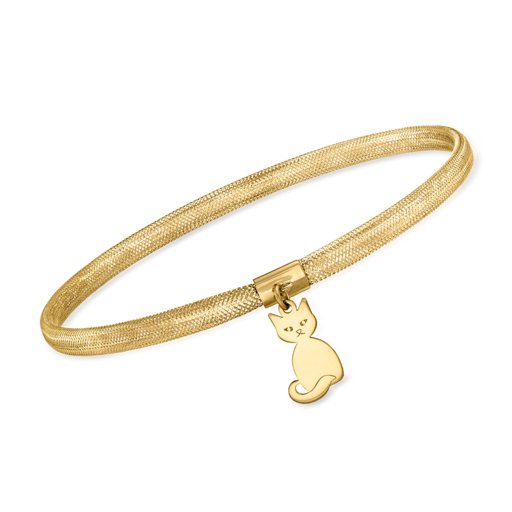 Grayson Gold Cat Stretch Bracelet in Iridescent Drusy | Kendra Scott
