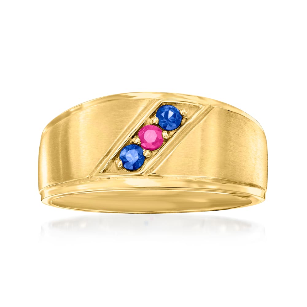 Mens personalized online birthstone rings