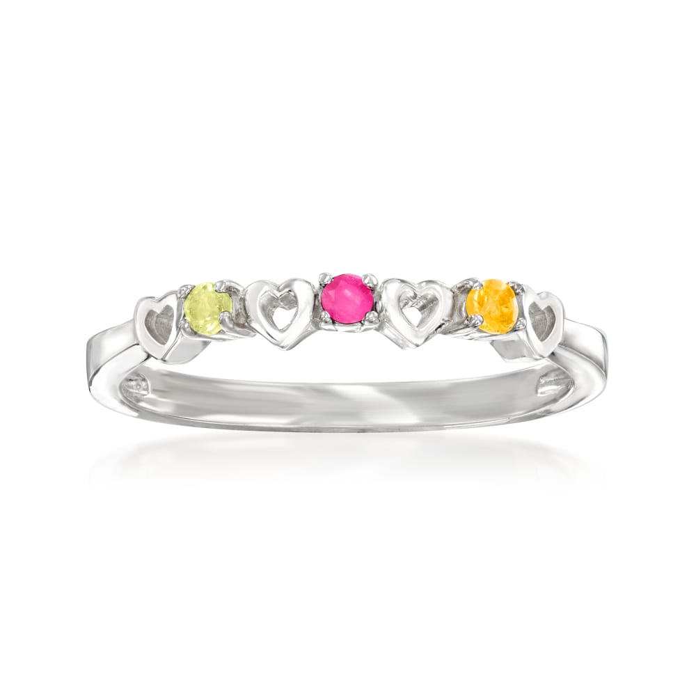 Personalized shop gemstone rings