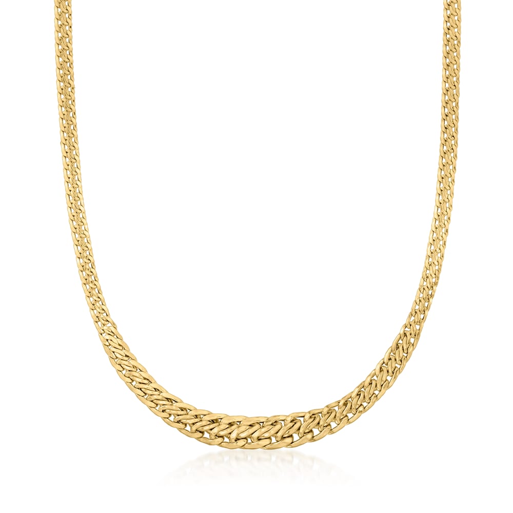 Wheat link discount gold chain