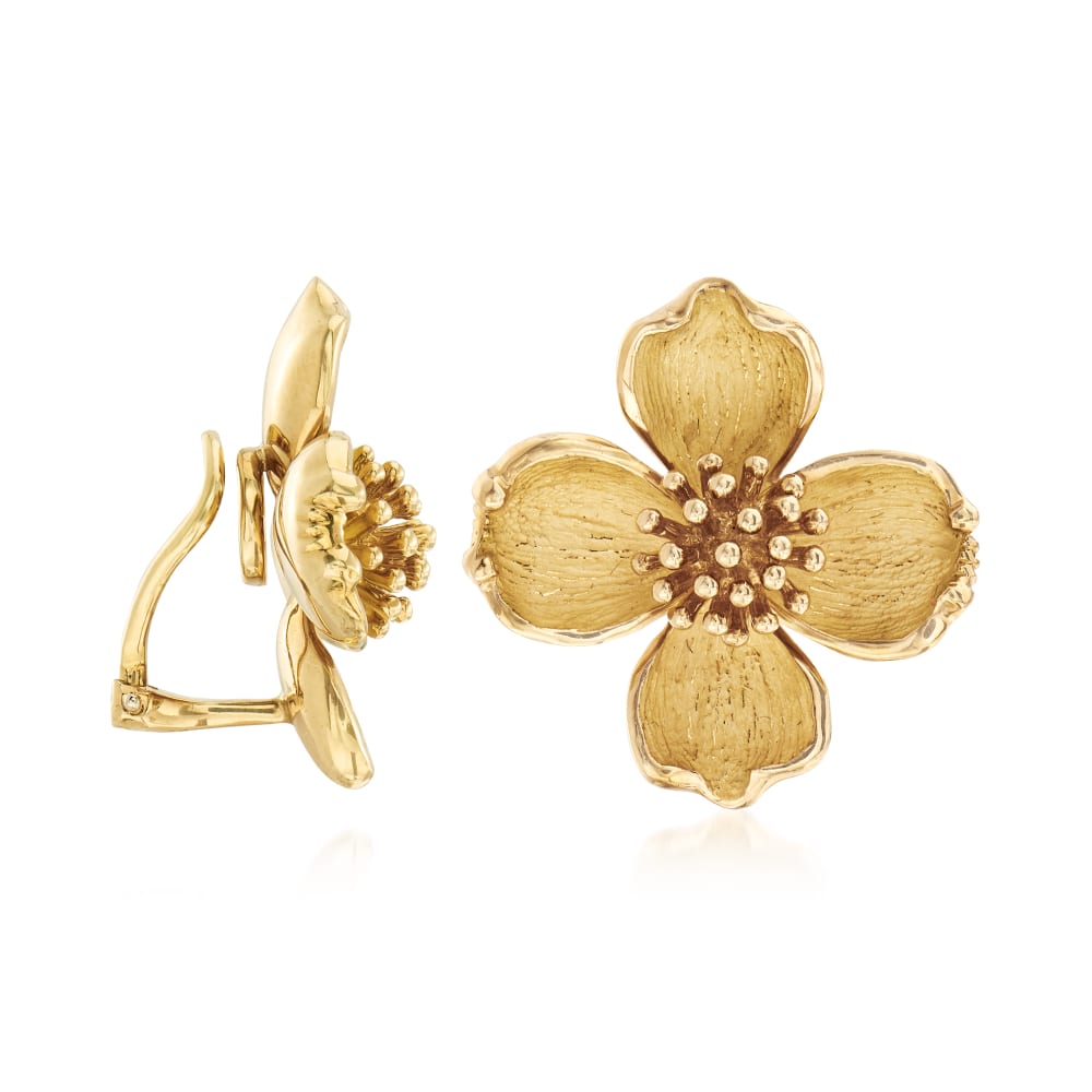Tiffany cheap dogwood earrings