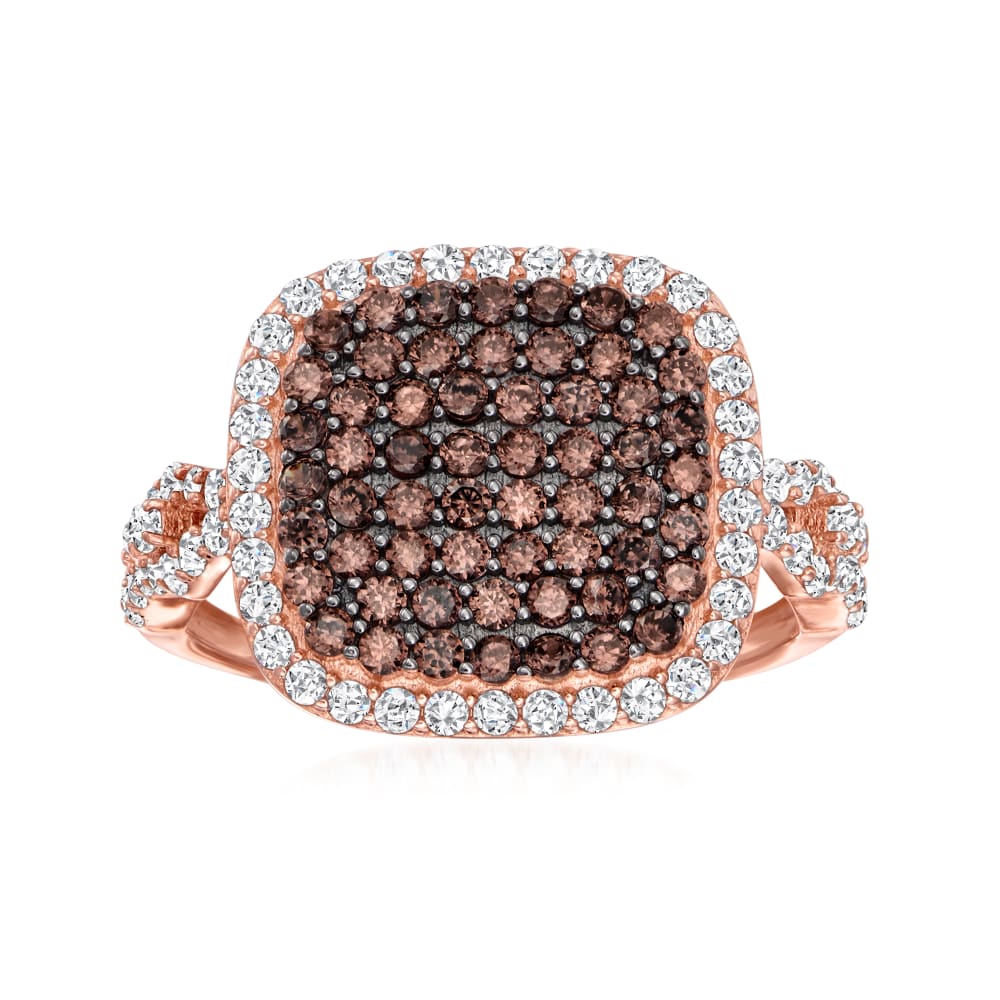Cz chocolate diamond rings best sale