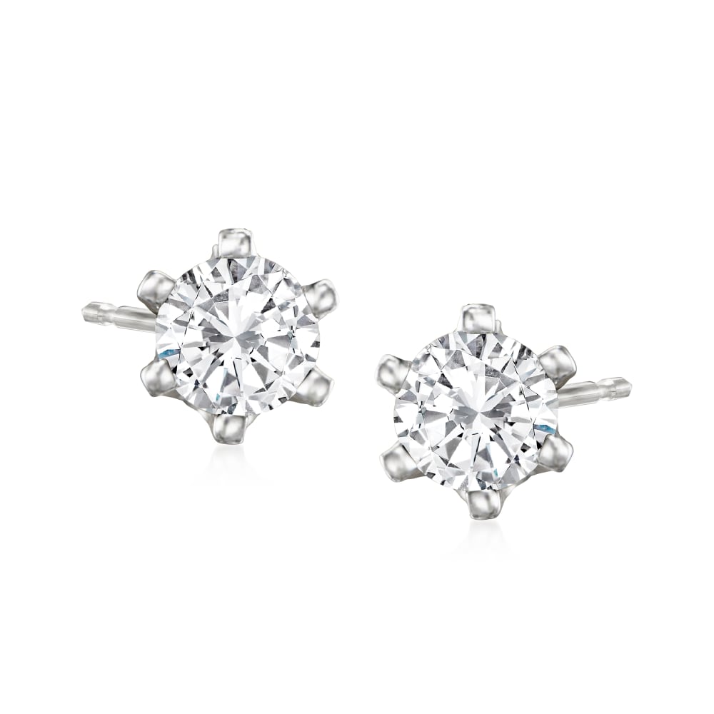 Ross simons top diamond stud earrings