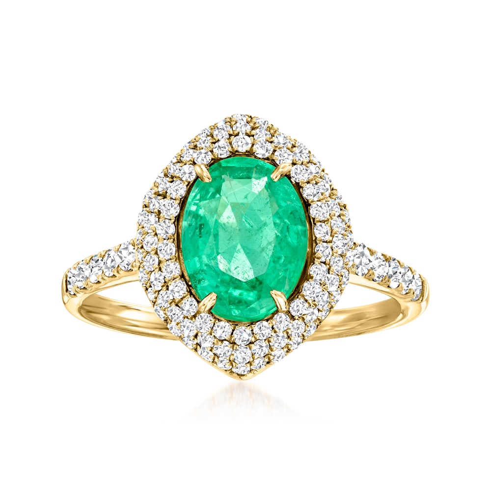 Buy Valentine's Day Gift, 2.0CT Oval Shape Emerald Bridal Ring, Rose Gold  Emerald Promise Wedding Ring,emerald Engagement Ring,halo Emerald Ring  Online in India - Etsy
