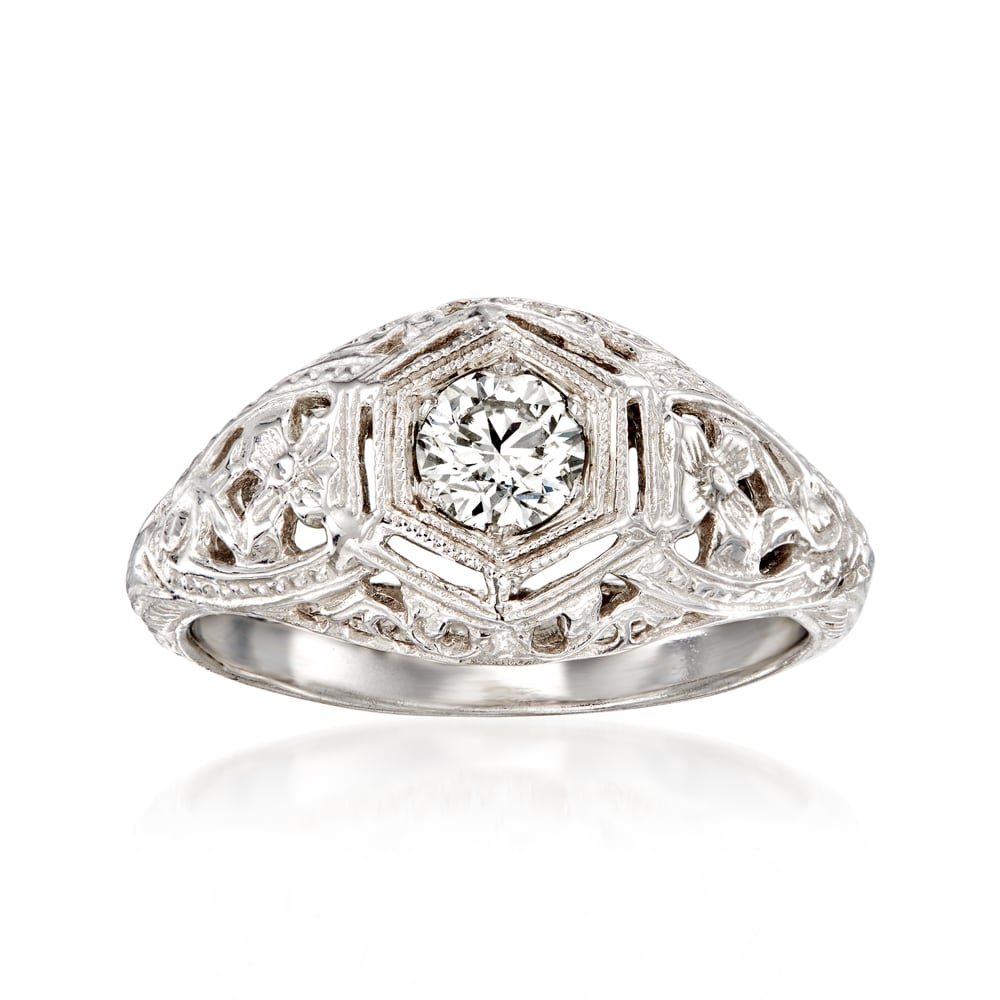 Antique C.1893 1.25 Carat Diamond Five Stone Ring 18ct Yellow Gold – Size O  1/2 | KEO Jewellers