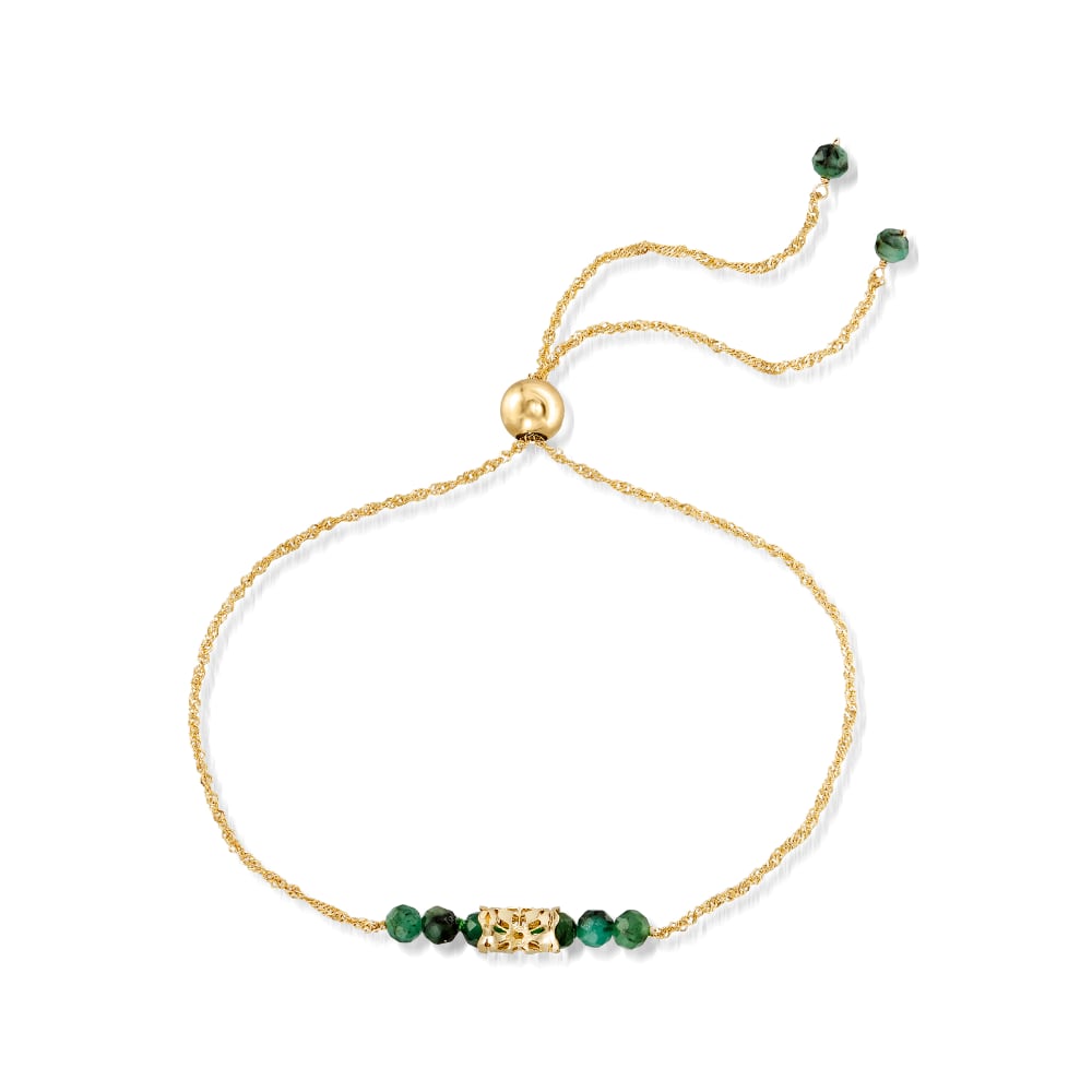 Emerald hot sale bolo bracelet