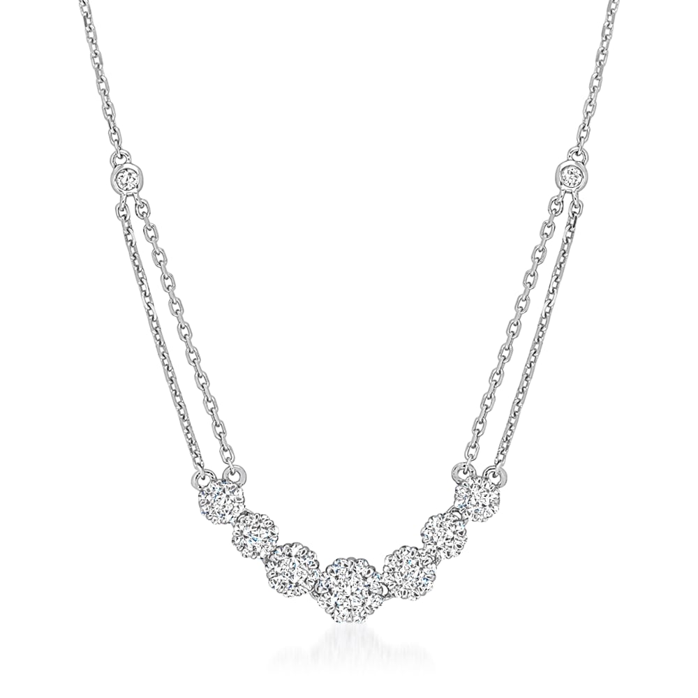 Ross simons top diamond necklace
