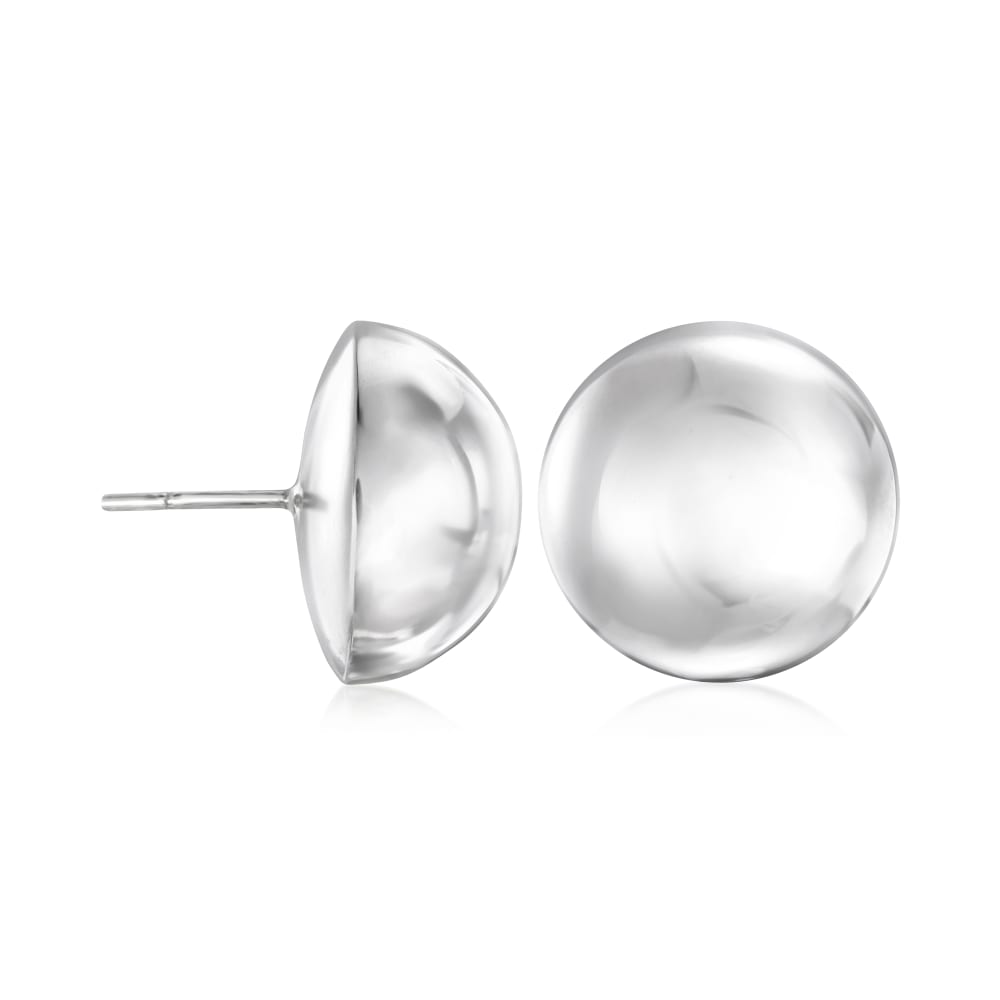 Buy Peora Silver Toned Dome Shaped Drop Earrings - Earrings for Women  9025379 | Myntra