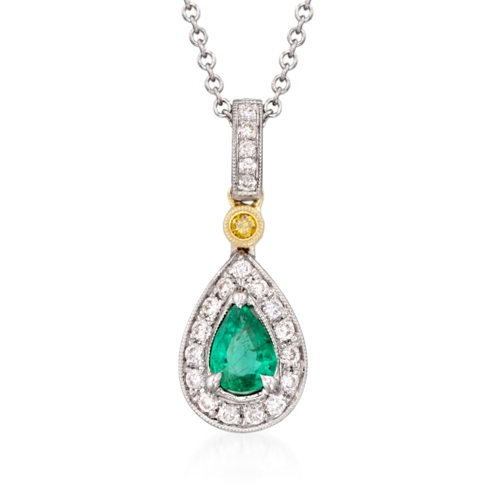 Ross simons top emerald necklace