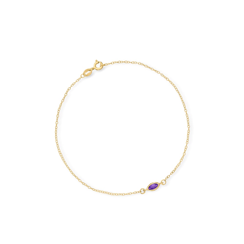 Custom birthstone anklet store