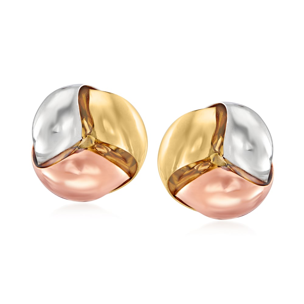 Ross simons top 14kt gold earrings