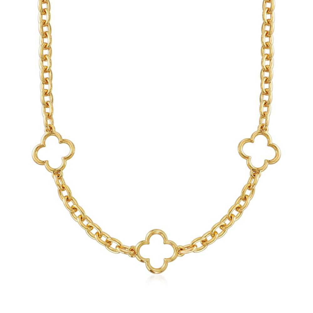 Clover best sale station necklace