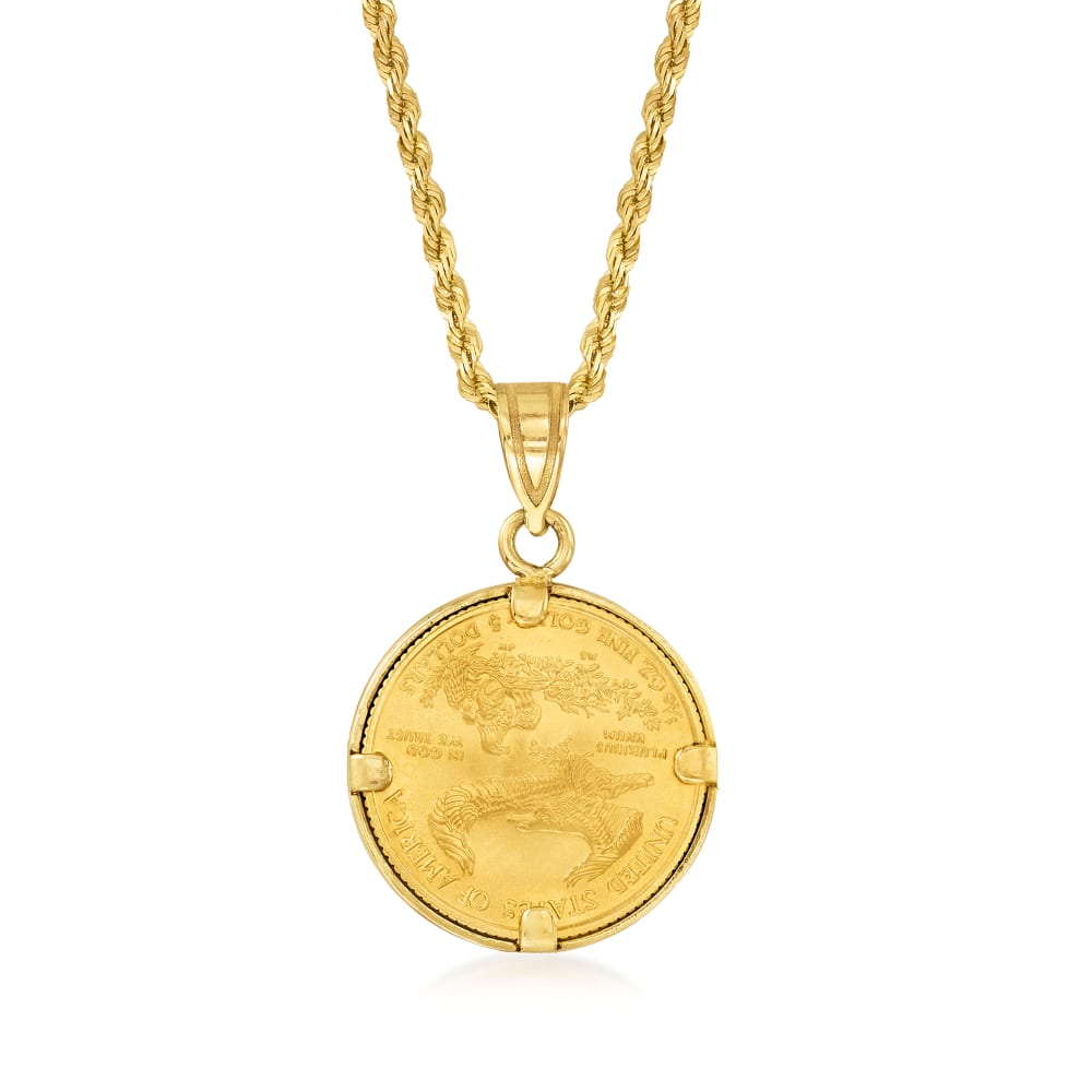 Five dollar gold piece necklace new arrivals