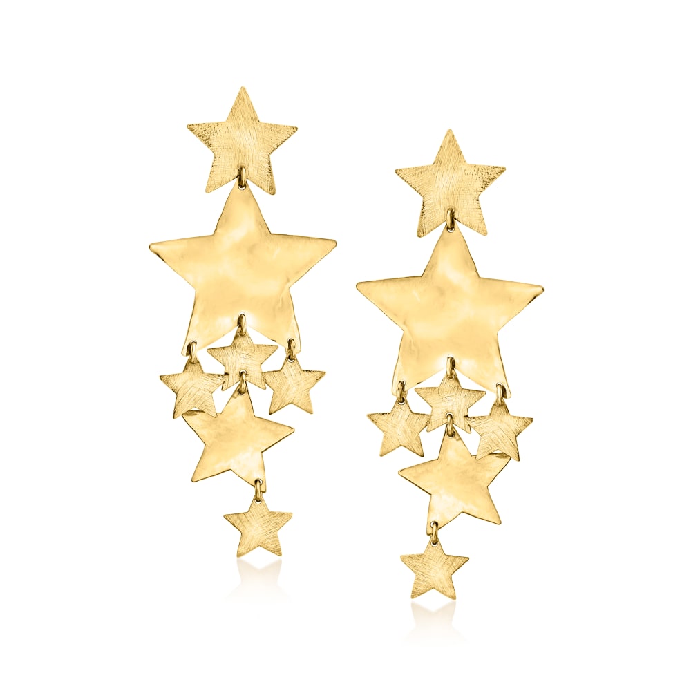 Multi online star earrings