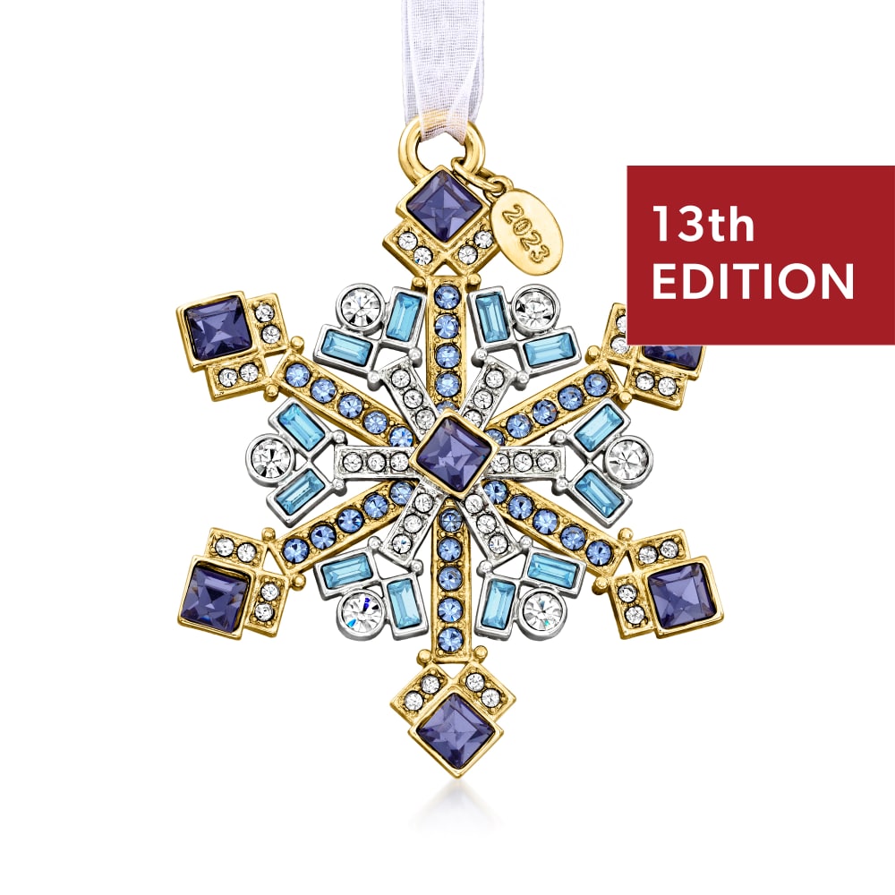 Ross Simons 2023 Annual Multicolored Crystal Christmas Jewels