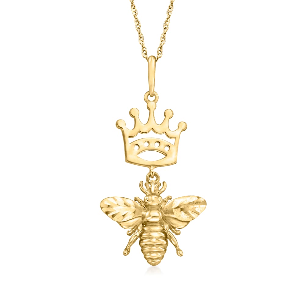 Queen bee clearance pendant necklace