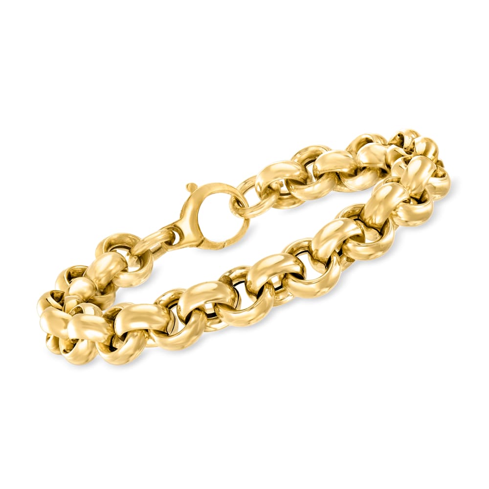 Gold cheap rolo bracelet