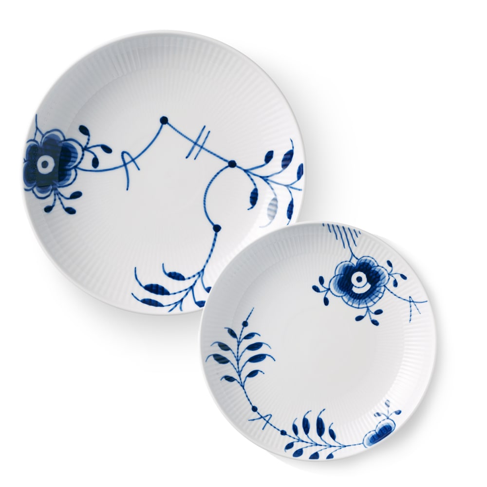 Royal Copenhagen Blue Fluted Mega Porcelain Shallow Bowl